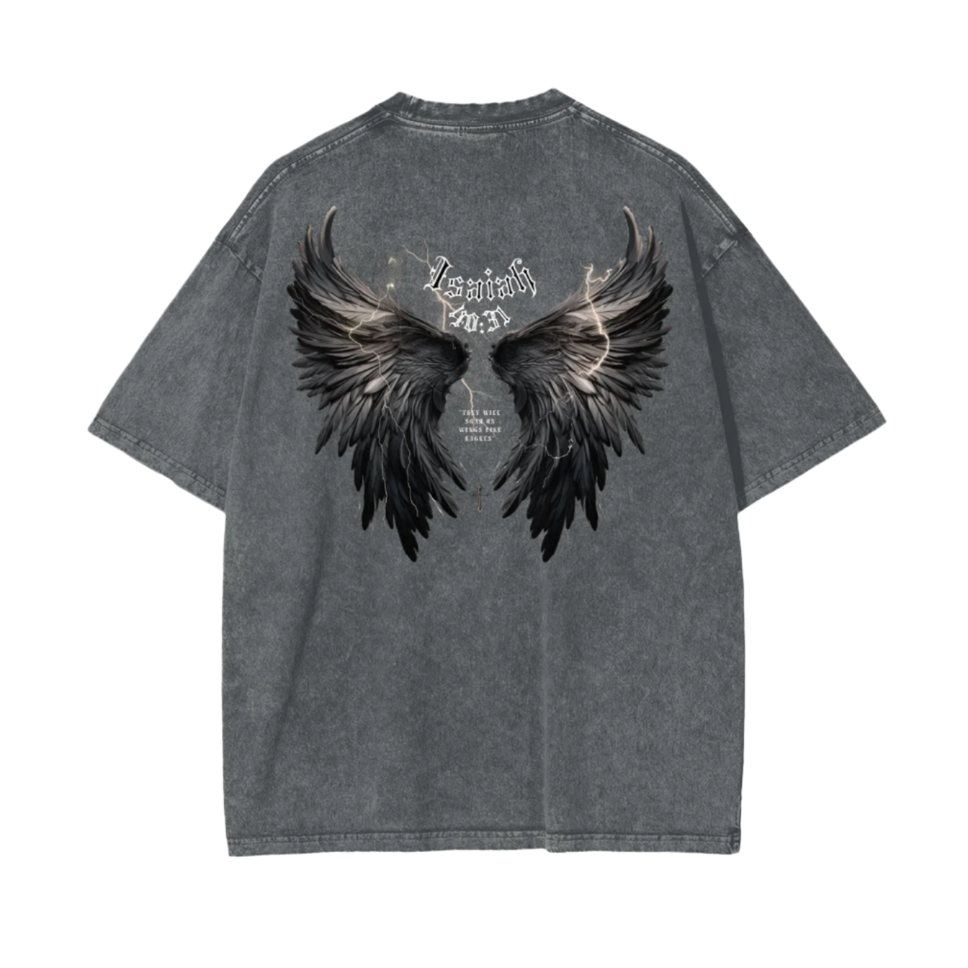 Isaiah 40:31 | Oversize Snow Washed T-Shirt