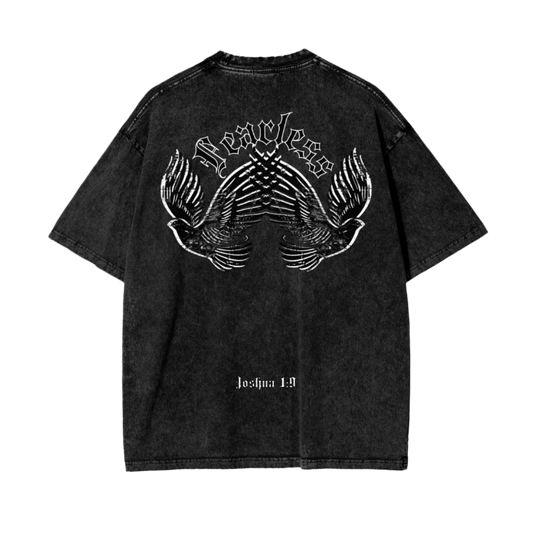 Fearless | Oversize Snow Washed T-Shirt